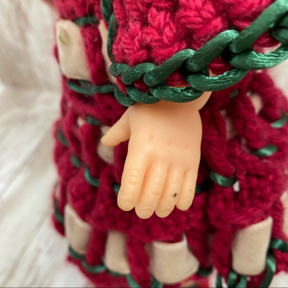 Vintage 16” Rubber Doll with Crochet Clothes - Picture 7 of 13